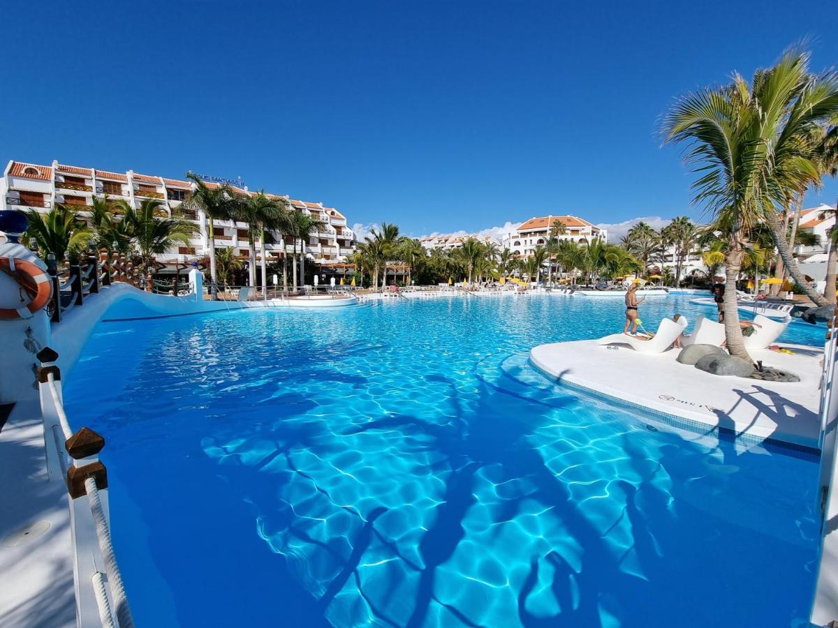 Studio Apartment No 1 Directly On The Beach And Sea, Terrace, Heated Pool, Wifi Playa de las Americas (Tenerife) Exterior foto